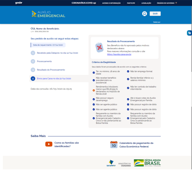 beneficio-emergencial-resultado-processamento-negativo