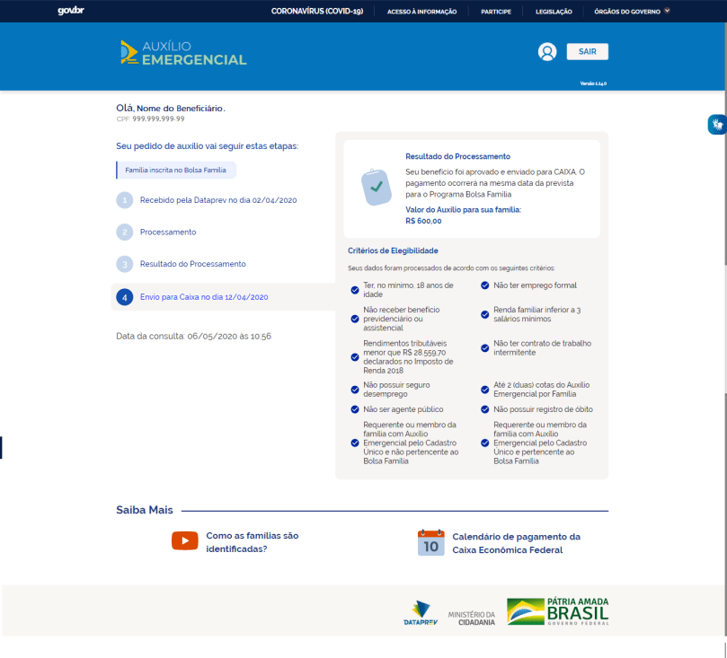 beneficio-emergencial-resultado-processamento-positivo